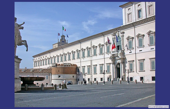 Palazzo sul Colle Quirinale