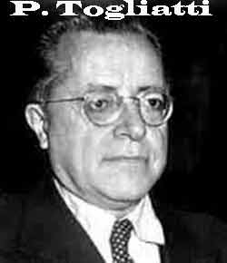 Ministro Palmiro Togliatti